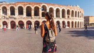 Sirmione in romantična Verona, Verona, Italija -