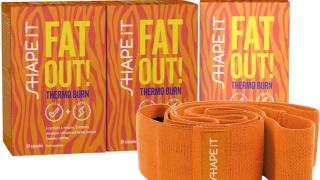 3x Fat Out! Thermo Burn in DARILO: elastika za